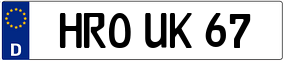 Truck License Plate